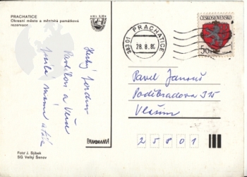 Prachatice 1986 95 001 ●